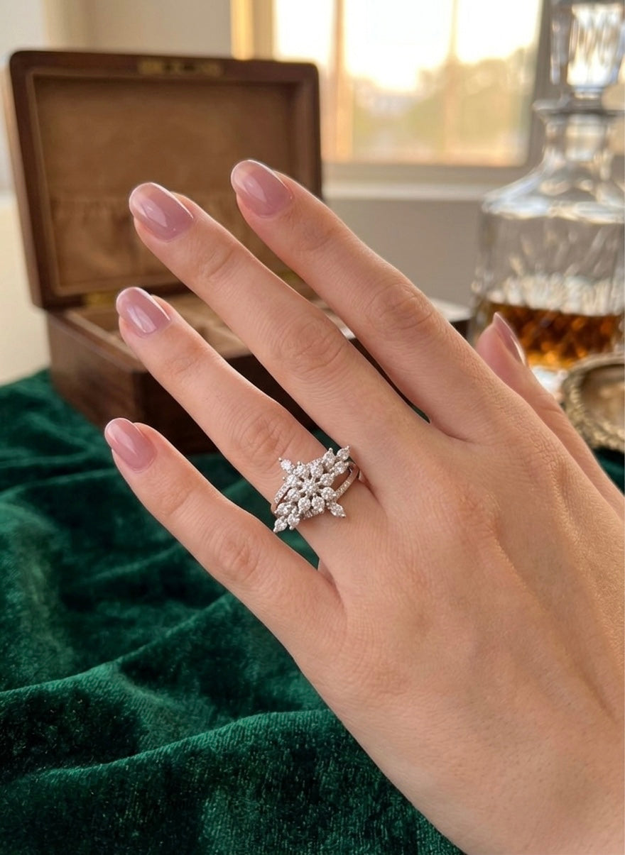 Timeless Diamond Bloom