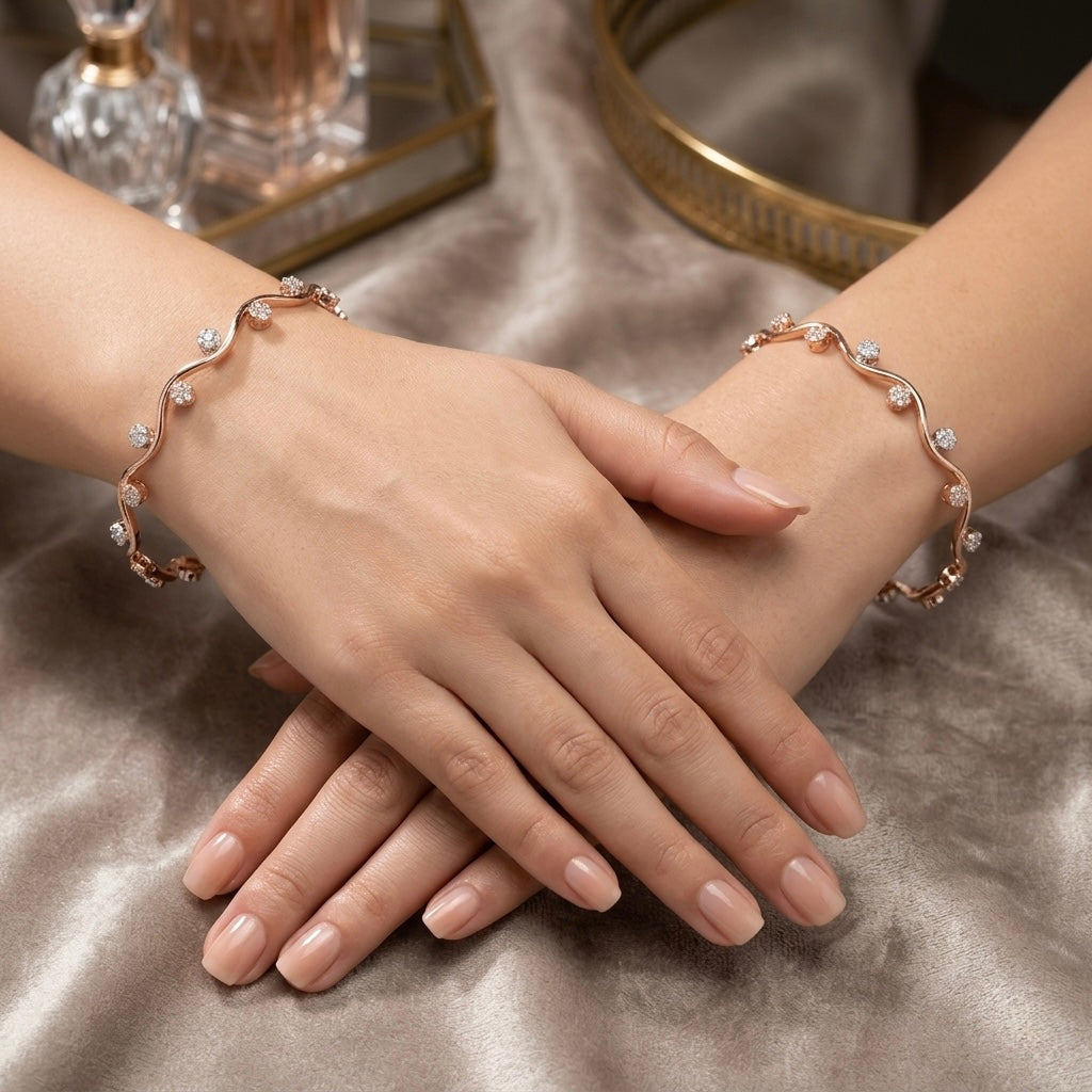 Elegant rose gold