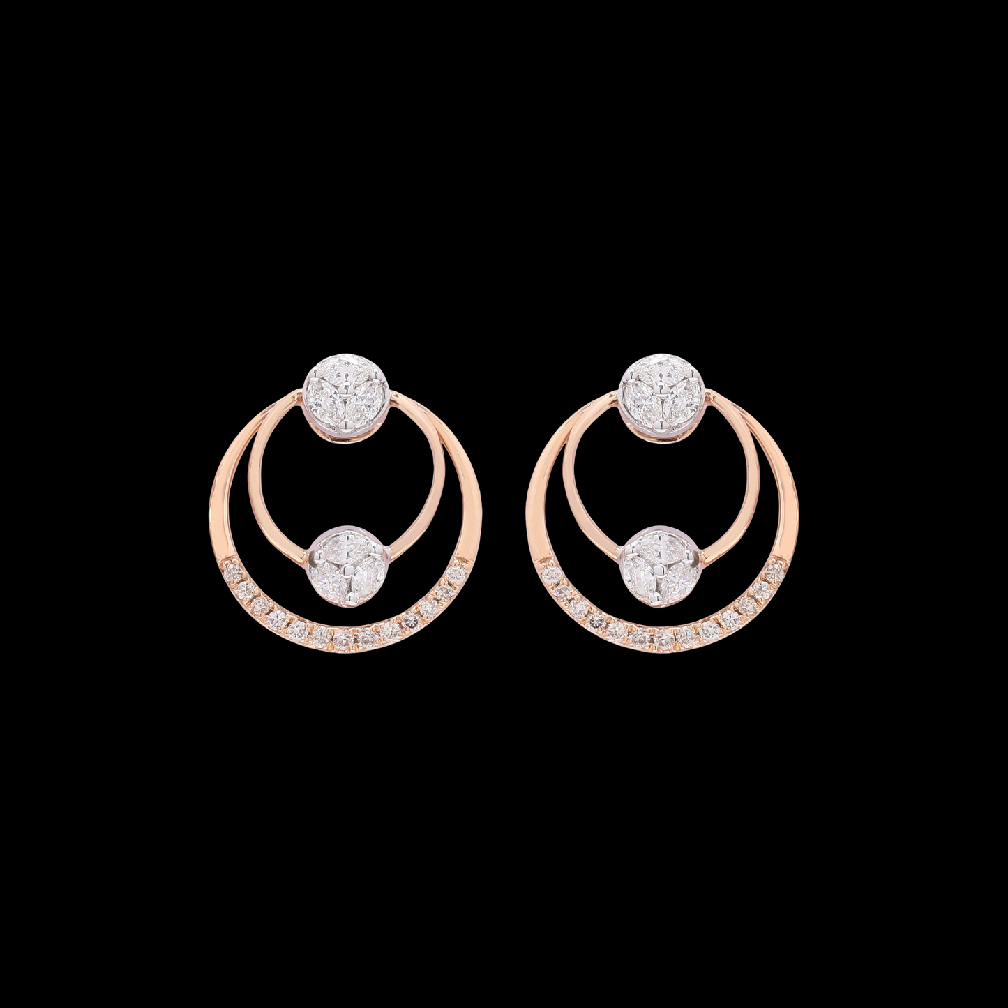 Lunaria Diamond Earrings