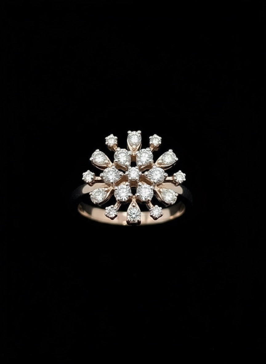Diamond Snowflake Elegance