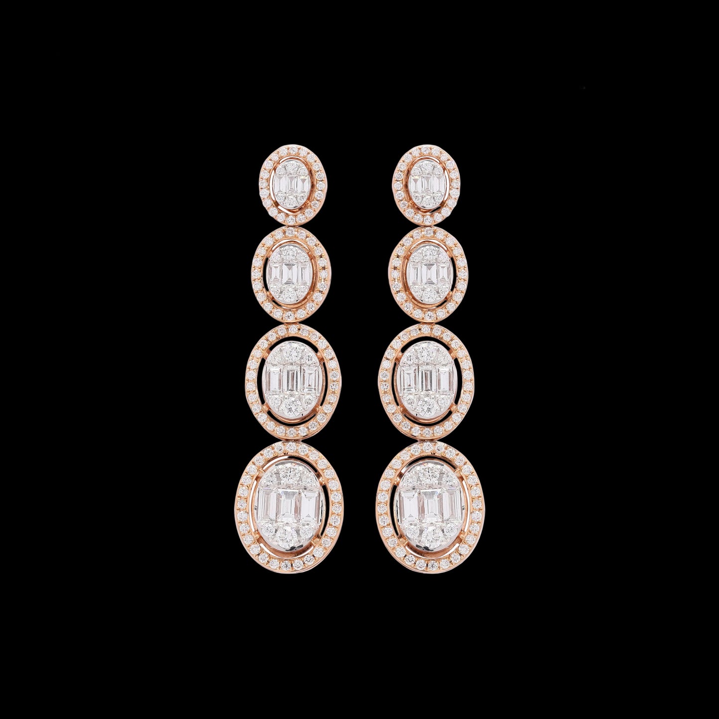 Élysian Cascade Diamond Earrings