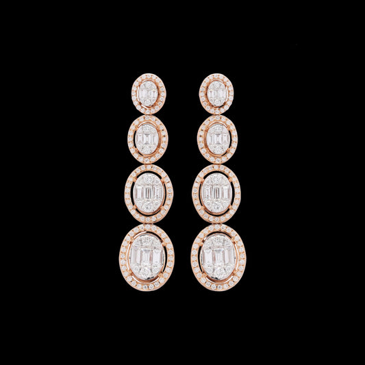 Élysian Cascade Diamond Earrings