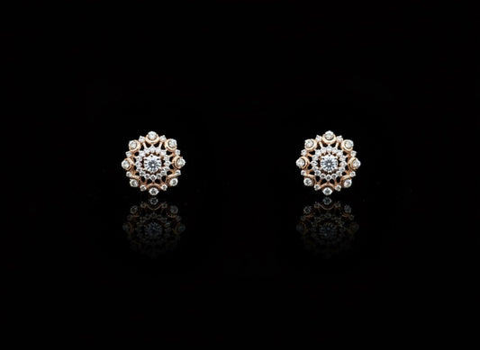 Rosette Royale Diamond Studs