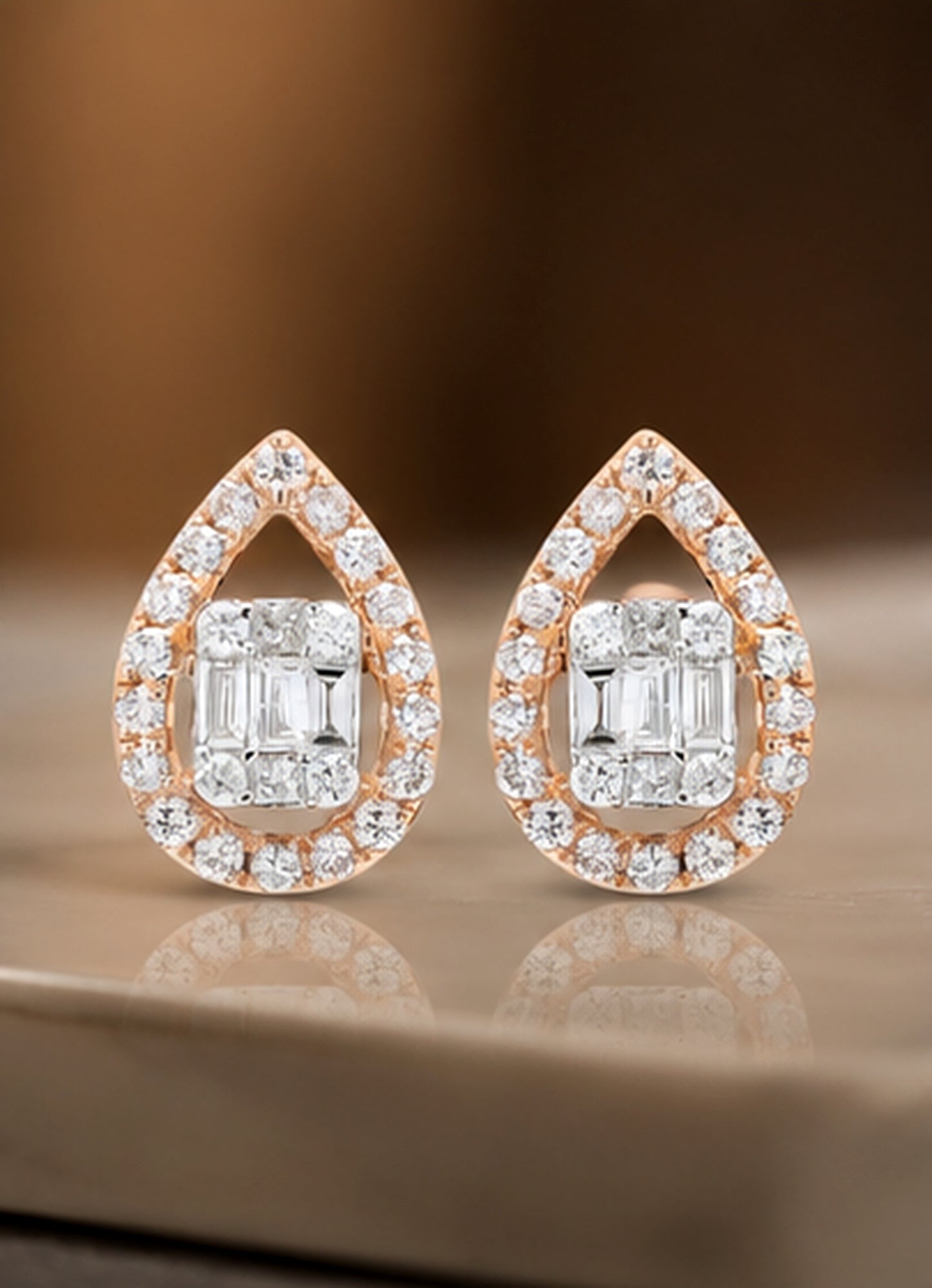 Dia earrings