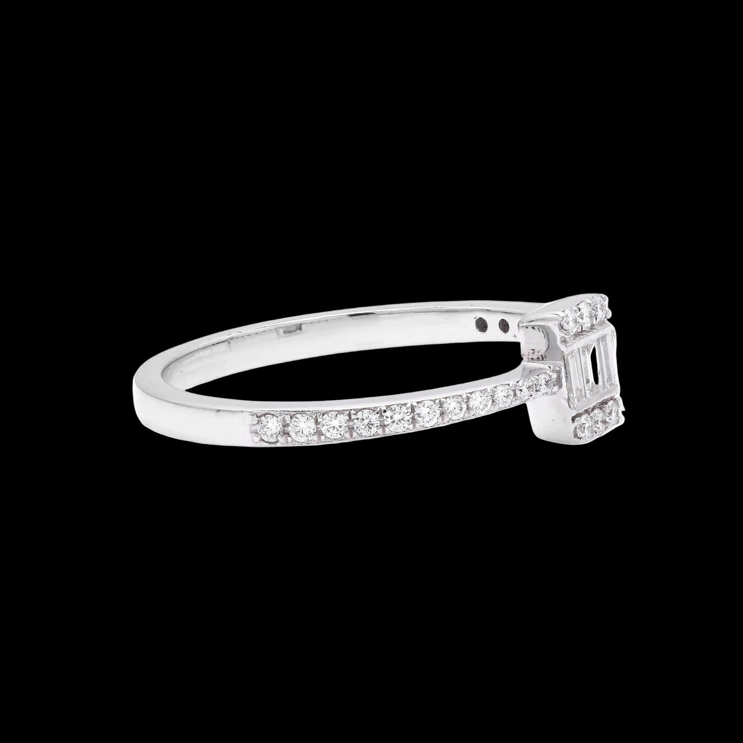 The Refined Baguette and Cluster Diamond Band