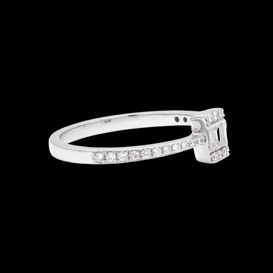 The Refined Baguette and Cluster Diamond Band
