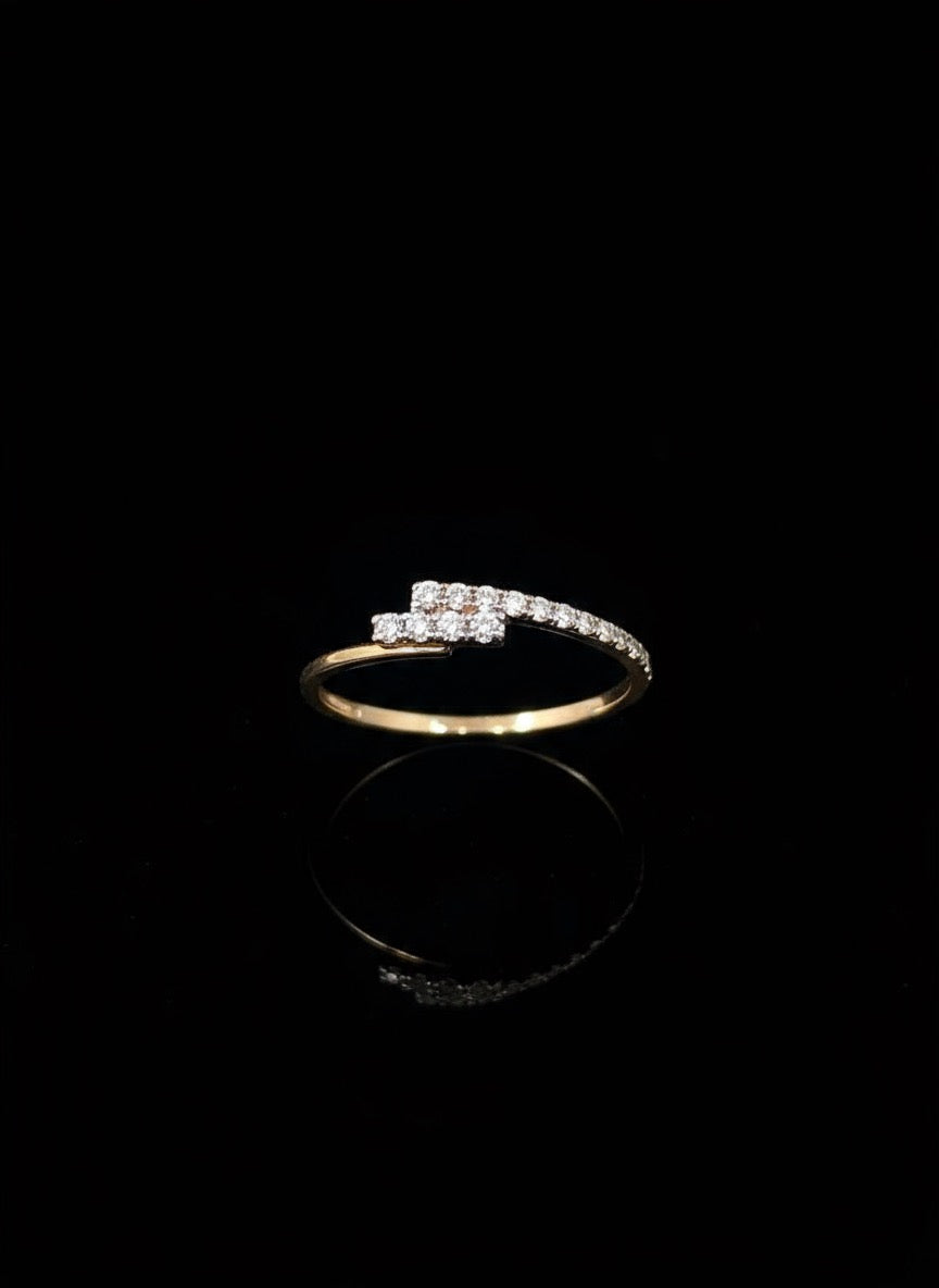 Luminous Bypass Diamond Ring
