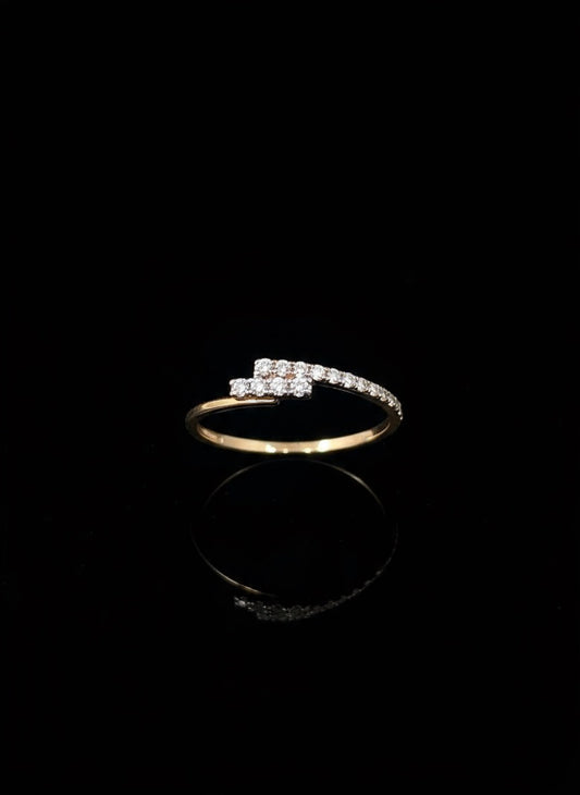 Luminous Bypass Diamond Ring