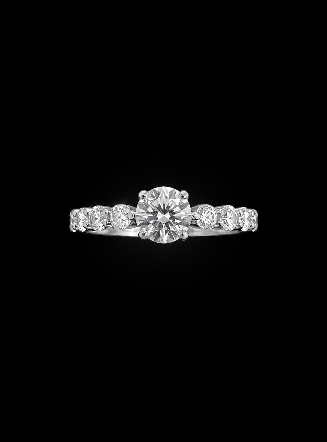 Blushing Brilliance: The Rose Gold Solitaire
