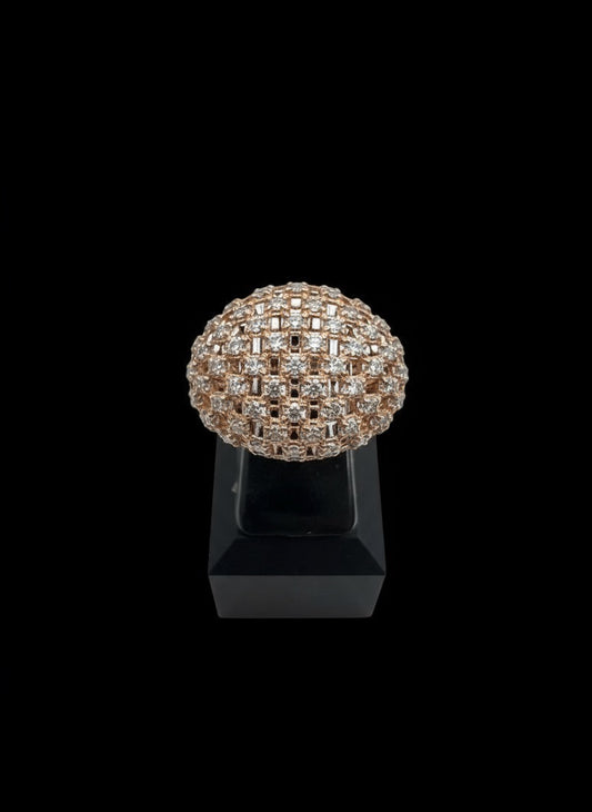 The Woven Radiance Lattice Ring