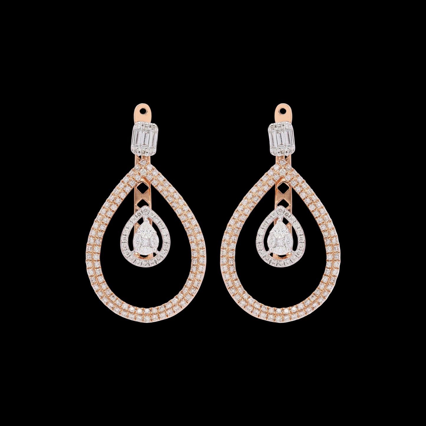 Étoile Teardrop Diamond Earrings