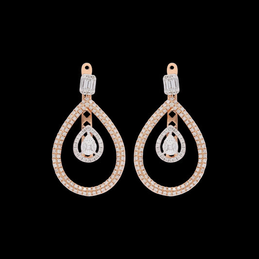 Étoile Teardrop Diamond Earrings