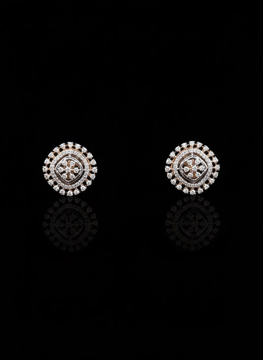 Celeste Halo Diamond Studs