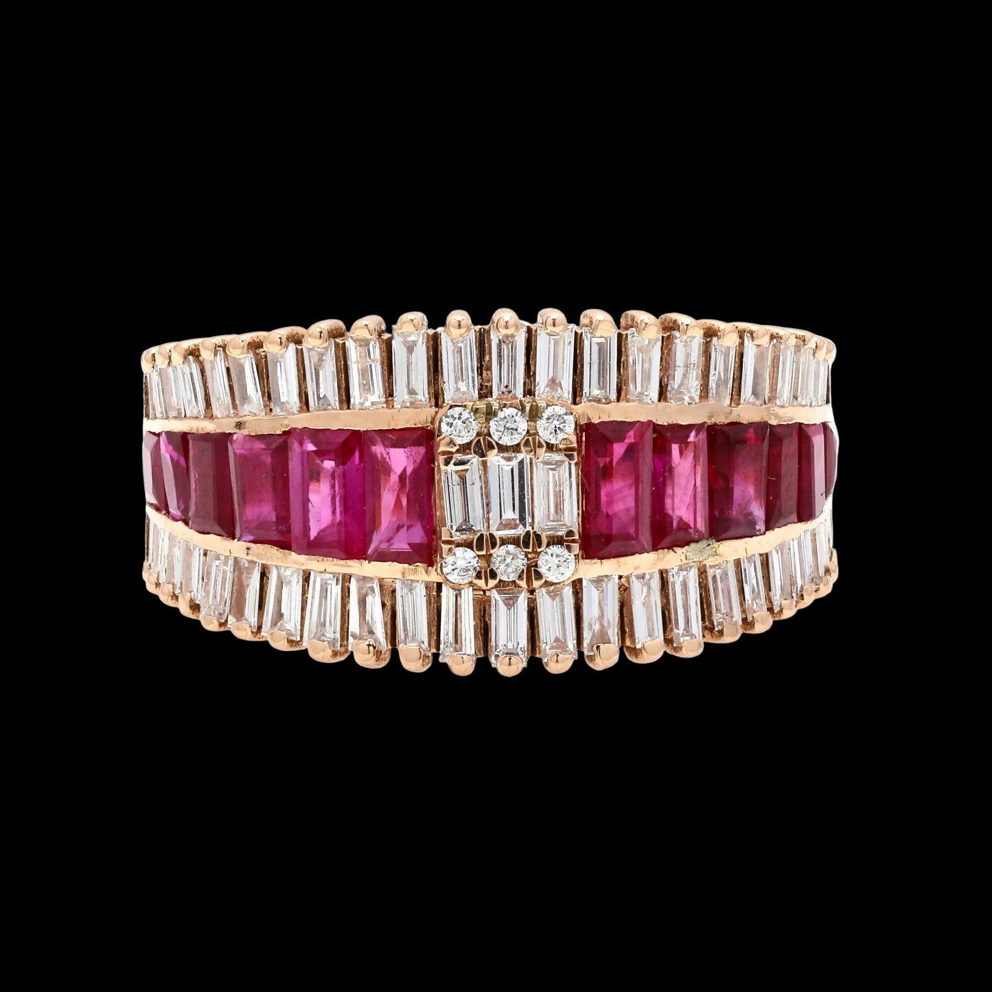 Regalia Ruby Diamond Band