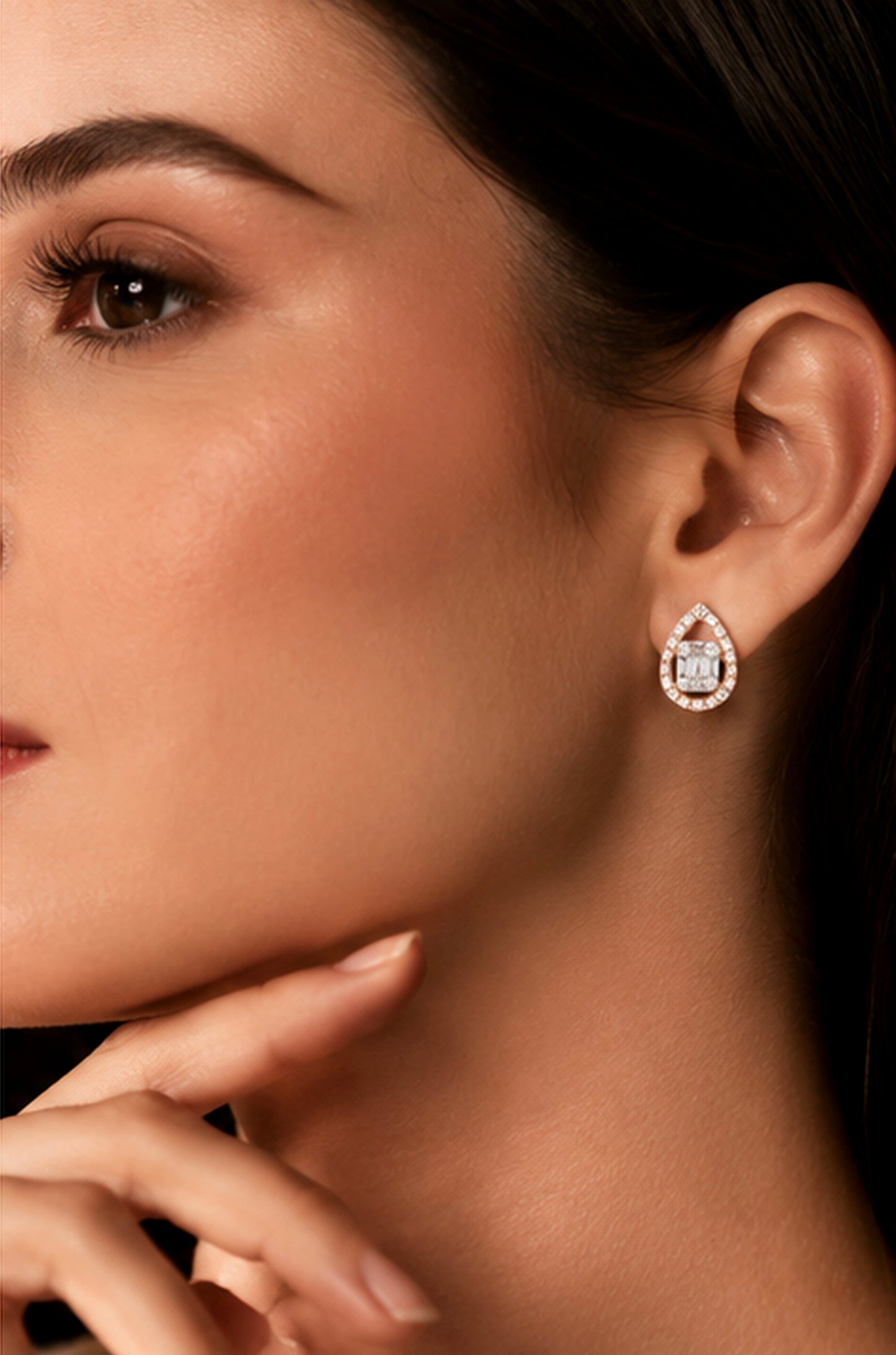 Dia earrings