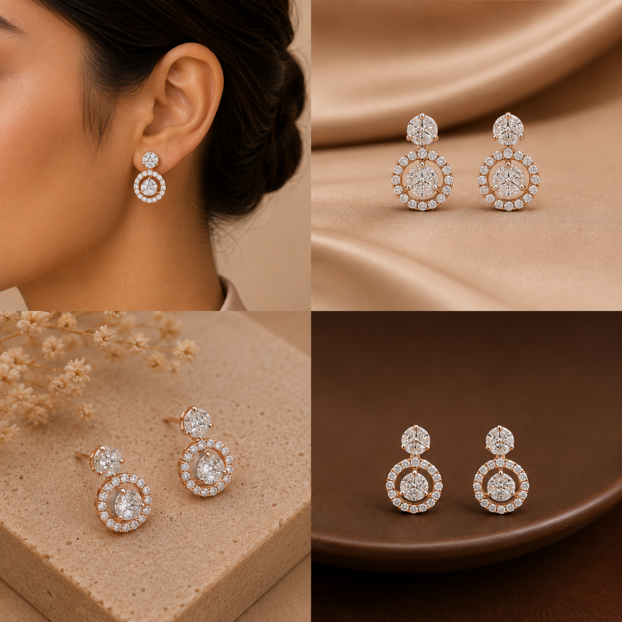 Soléa Diamond Earrings|