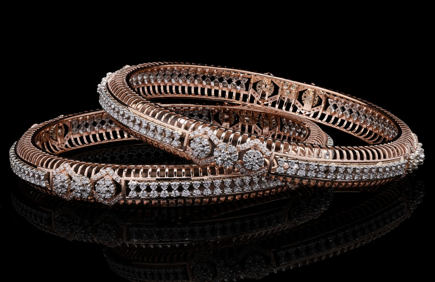 Rose Gold Bangles