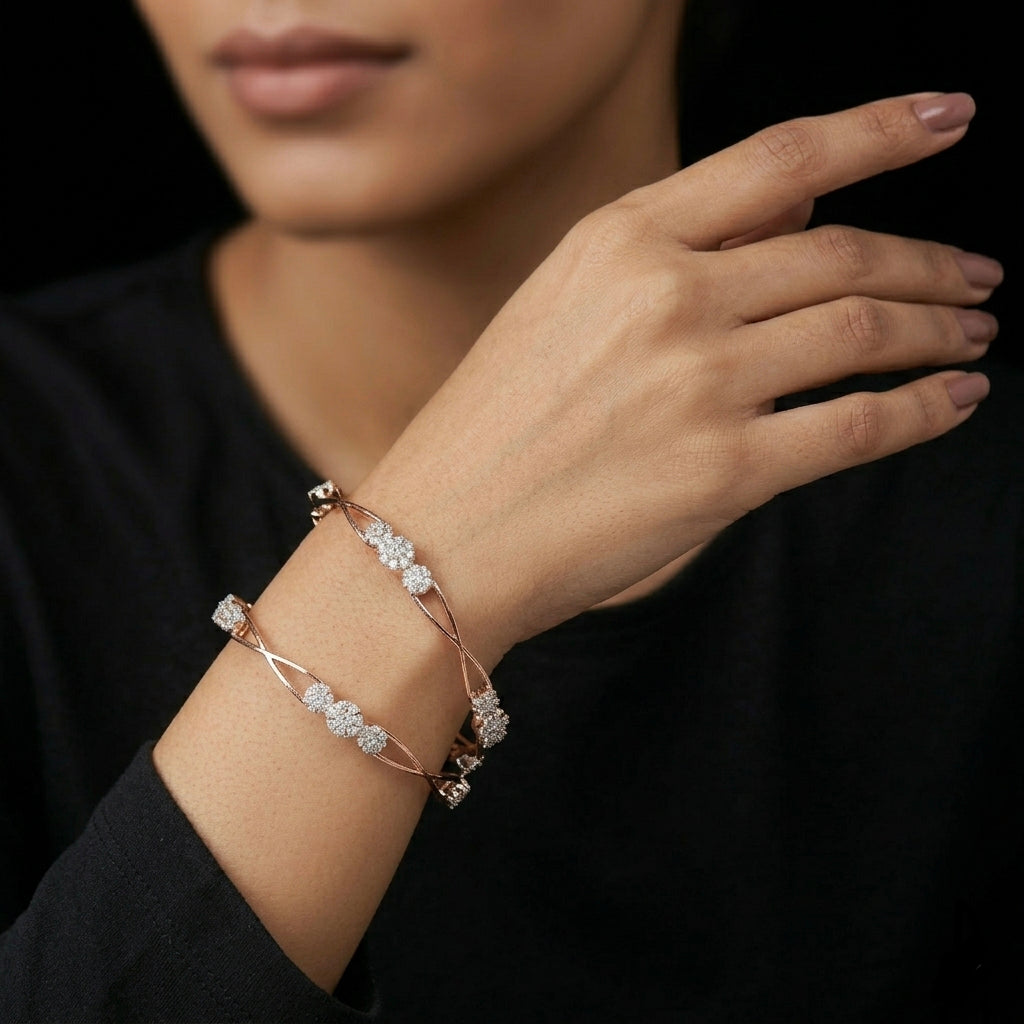 Celestial Bloom Bangles