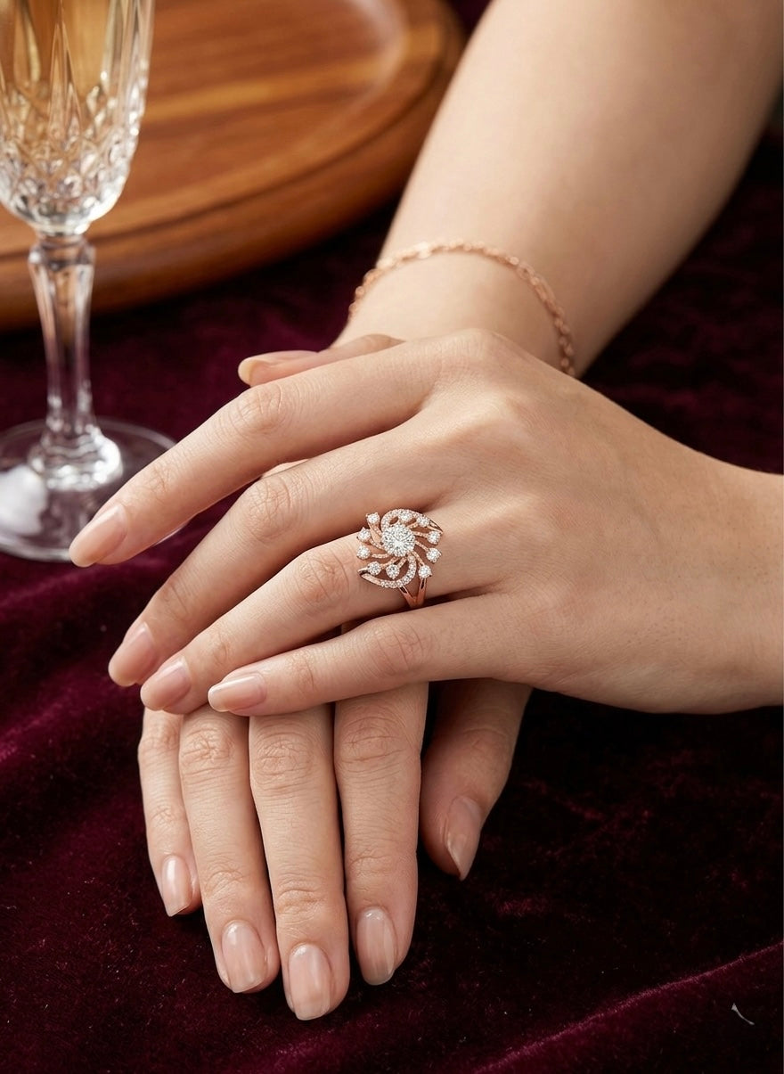 The Starburst Diamond Ring