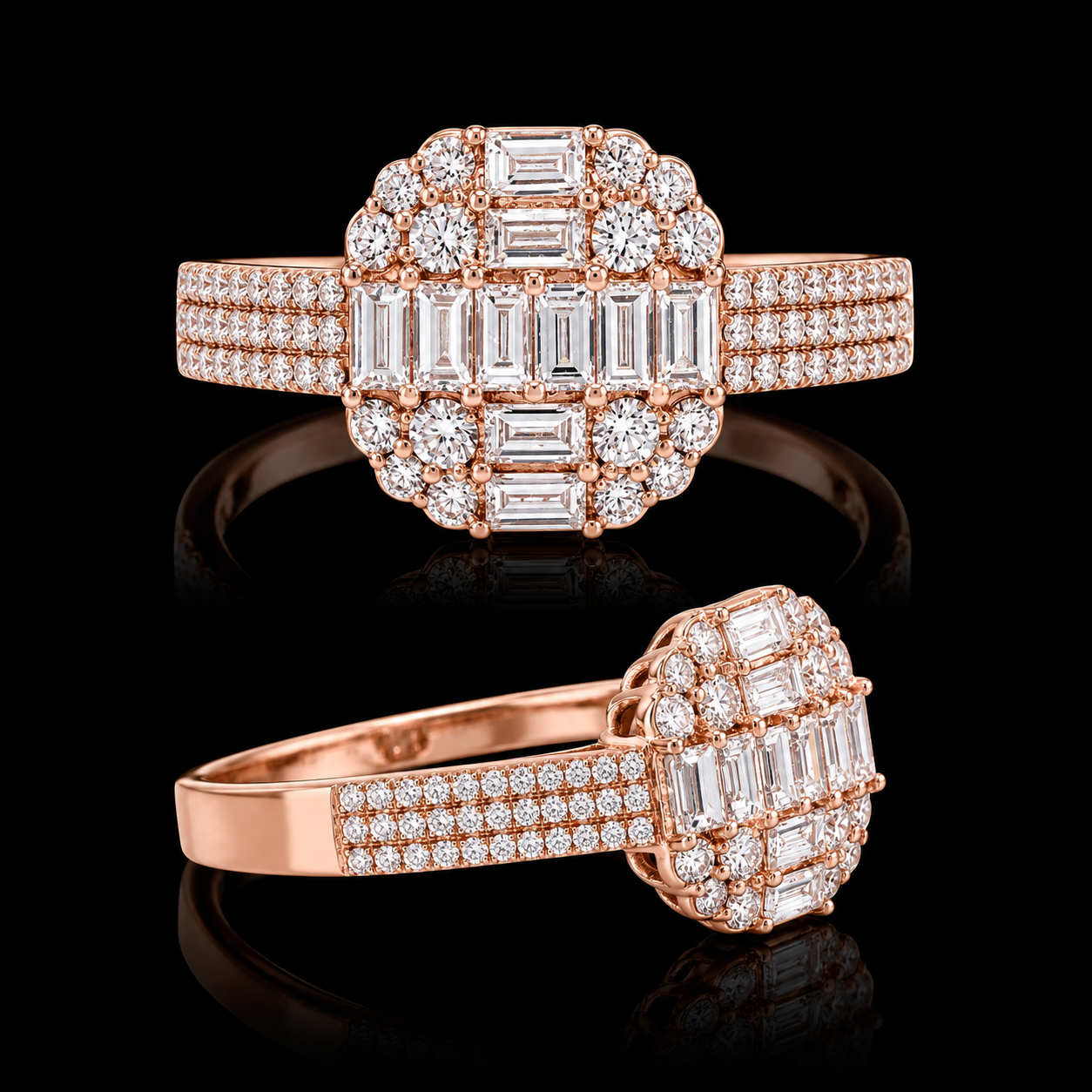 The Grand Starburst Mosaic Ring