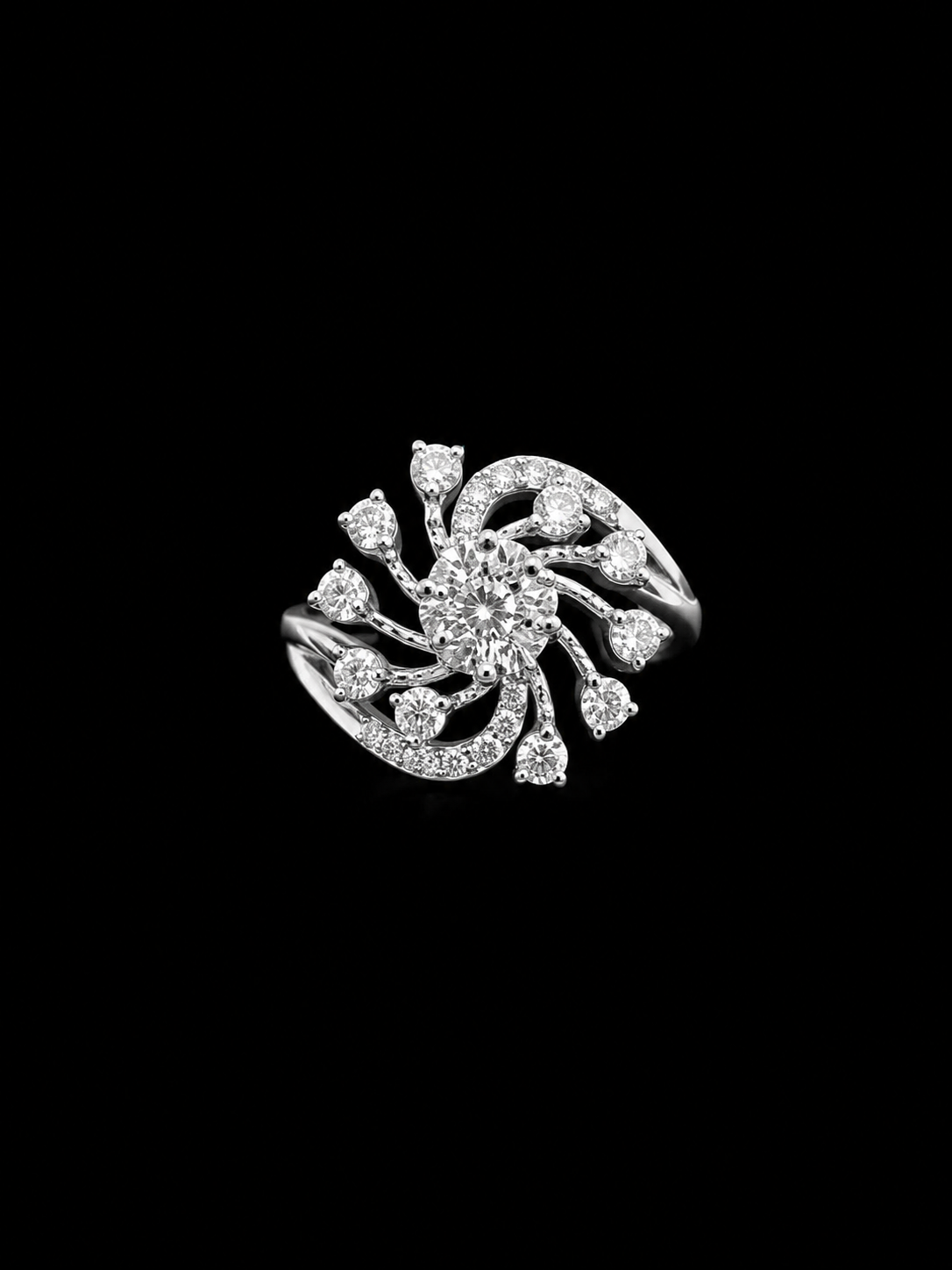 The Starburst Diamond Ring