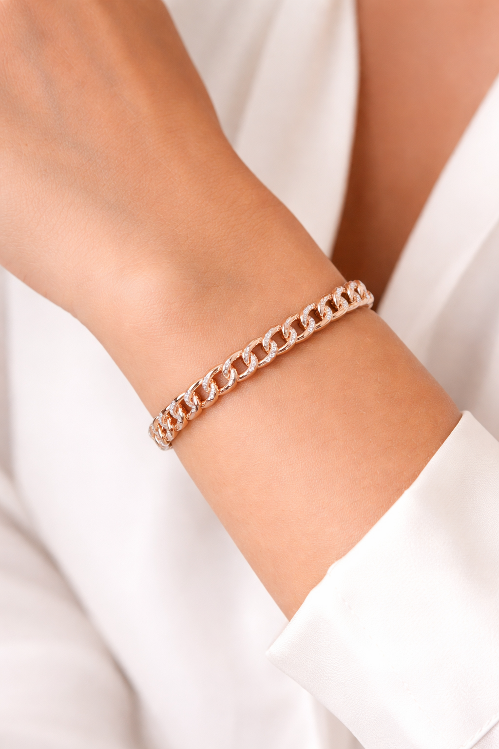 Rosé Link Royale Bracelet